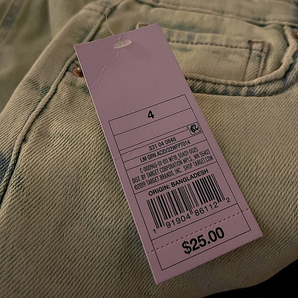 NWT ✅ WILD FABLE 💙 HIGHEST RISE 90s STRAIGHT LEG JEANS (Button Fly) - Picture 4 of 7